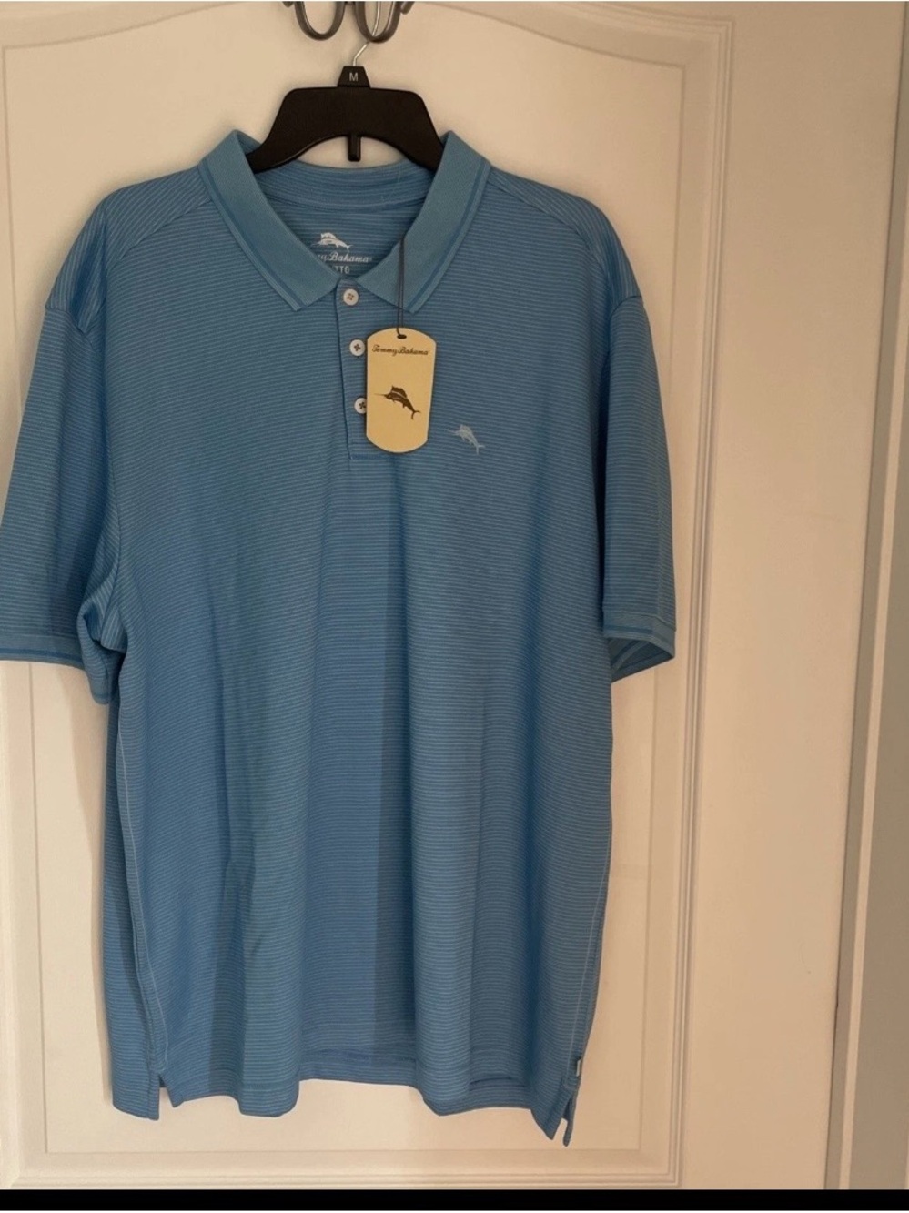 NEW Tommy Bahama Infinity Pool Polo Shirt Men XXL Blue Short Sleeve